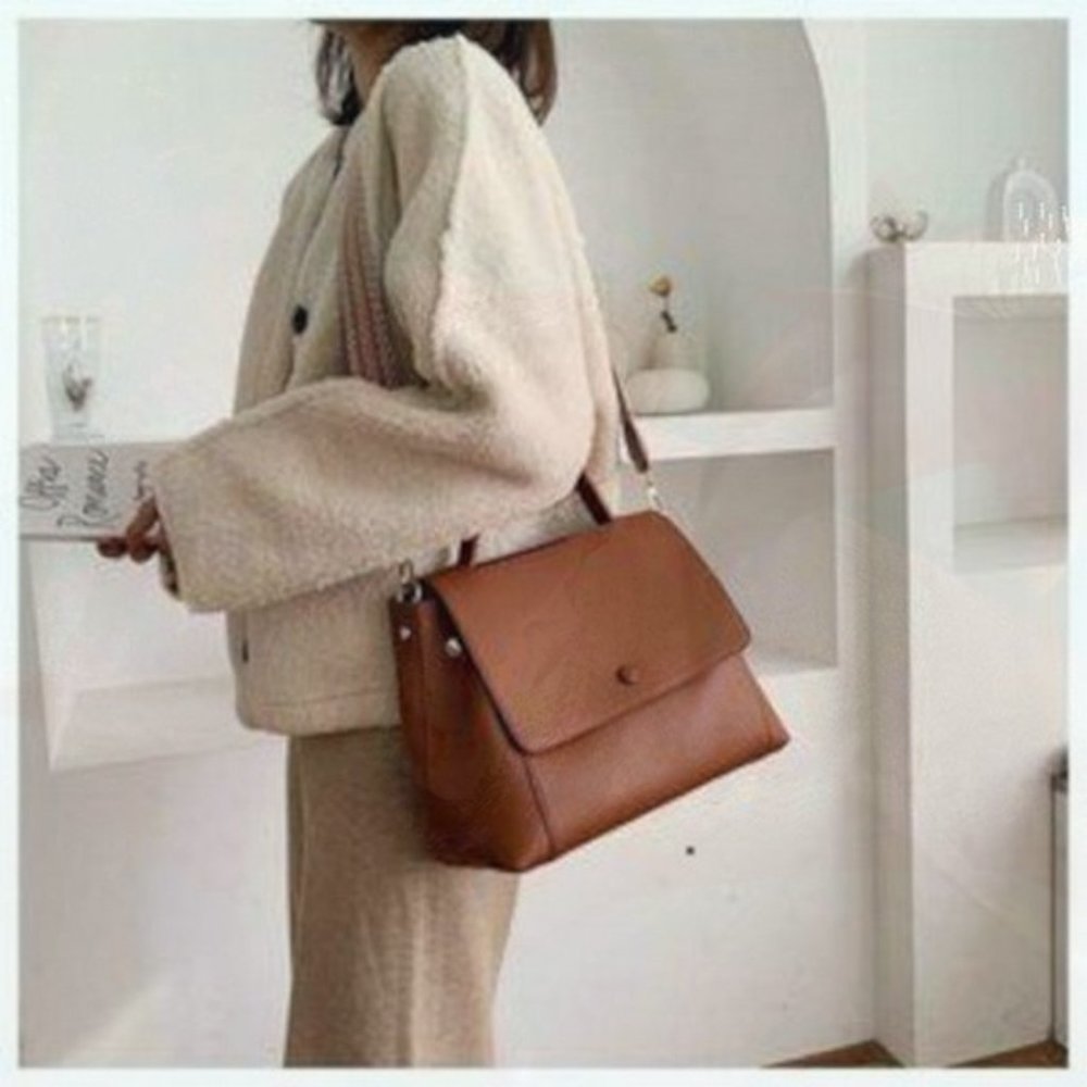New Satchel Bag Brown 244 - Picture 4 of 4
